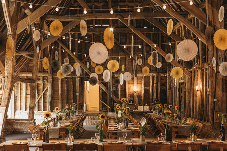 Creative Yellow Grey Barn Wedding http://www.hajley.com/