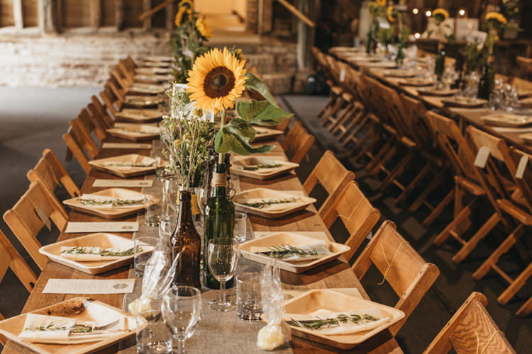 Creative Yellow Grey Barn Wedding http://www.hajley.com/