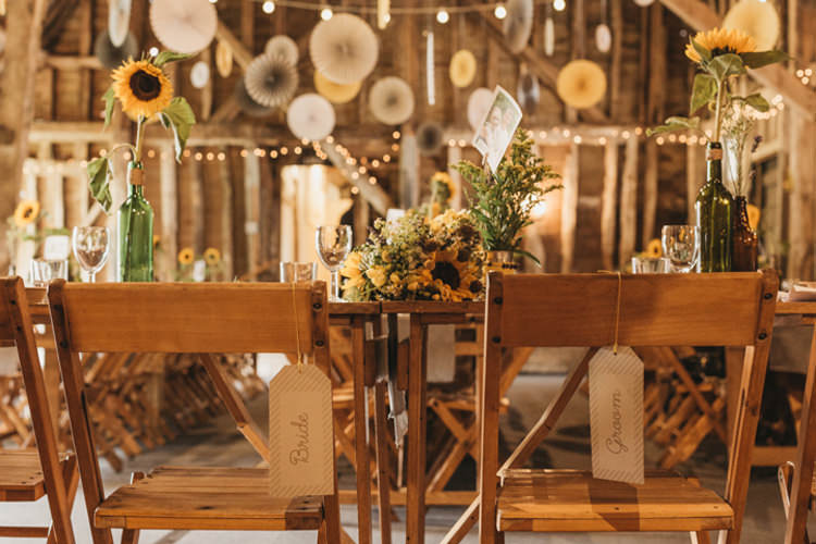 Creative Yellow Grey Barn Wedding http://www.hajley.com/