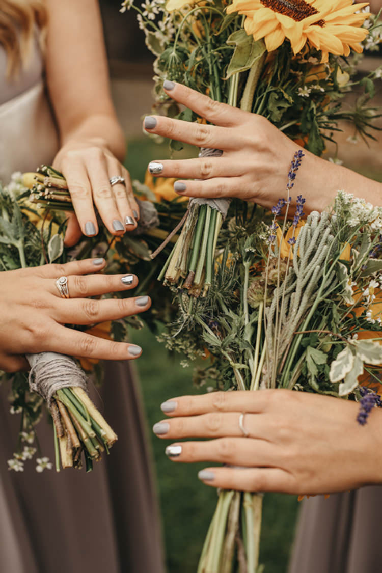 Creative Yellow Grey Barn Wedding http://www.hajley.com/