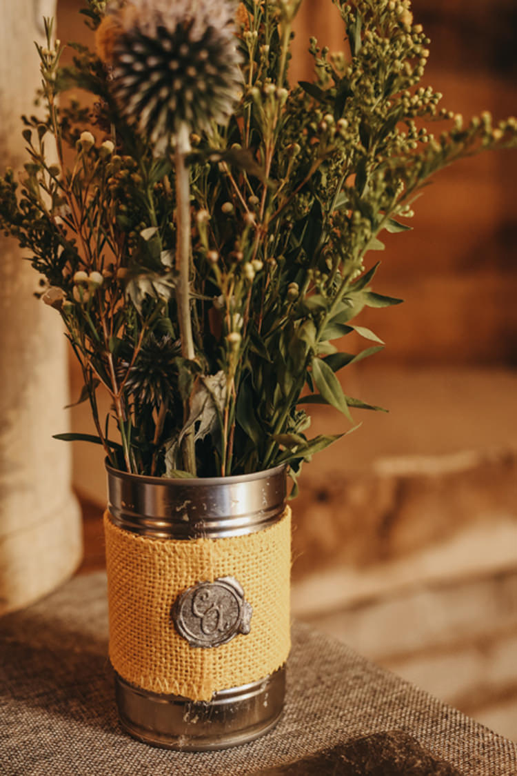 Creative Yellow Grey Barn Wedding http://www.hajley.com/