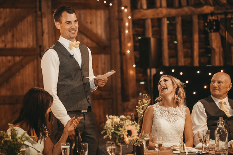 Creative Yellow Grey Barn Wedding http://www.hajley.com/