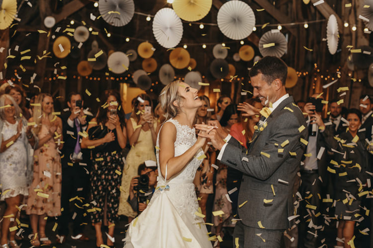 Creative Yellow Grey Barn Wedding http://www.hajley.com/