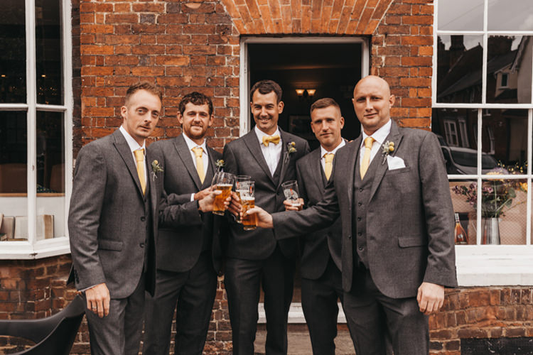 Creative Yellow Grey Barn Wedding http://www.hajley.com/