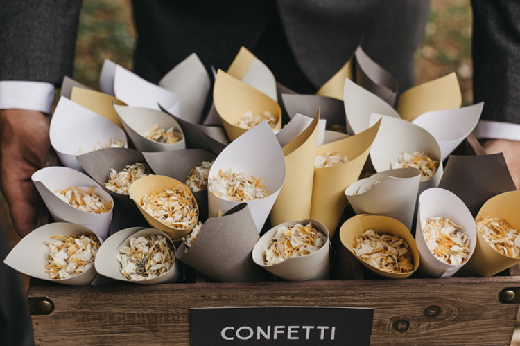 Creative Yellow Grey Barn Wedding http://www.hajley.com/