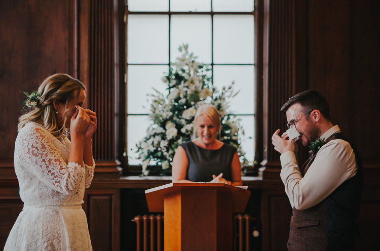Wedding Civil Ceremony Town Hall Bride Grooms Vows Readings | Cool Edinburgh City Elopement http://www.arcadiancity.co.uk/