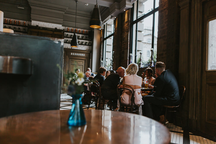 Wedding Bride Groom City Photography Streets Restaurant Pub Scotland | Cool Edinburgh City Elopement http://www.arcadiancity.co.uk/