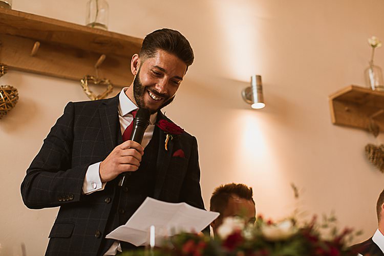 Beautiful Vibrant Dark Red Autumn Wedding http://thespringles.com/