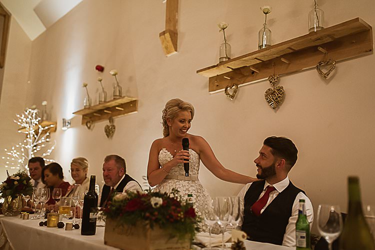 Beautiful Vibrant Dark Red Autumn Wedding http://thespringles.com/