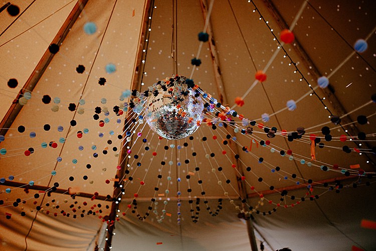 Pom Pom Canopy Tipi Disco Ball Mega Laid Back Festival Party Wedding http://www.jessicawilliams.photography/