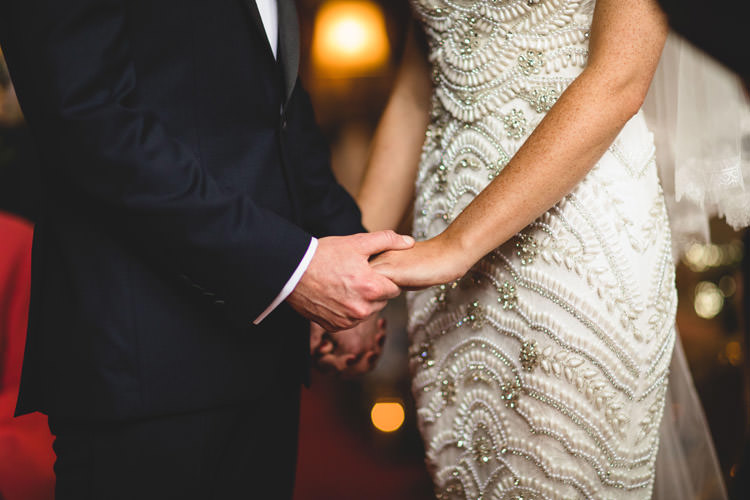 Bride Bridal Veil Dress Gown Embellished Fishtail Gold Sequins Marble Greenery Vintage Glamour Wedding https://www.tobiahtayo.com/