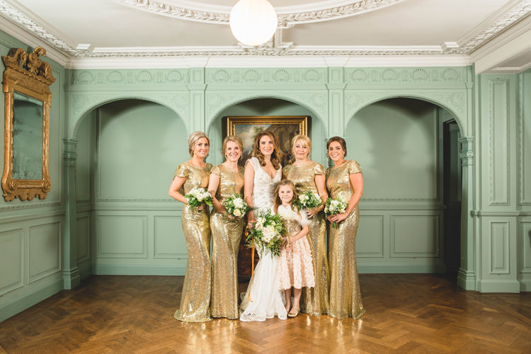 Bride Bridal Bridesmaids Gold Sequins Marble Greenery Vintage Glamour Wedding https://www.tobiahtayo.com/