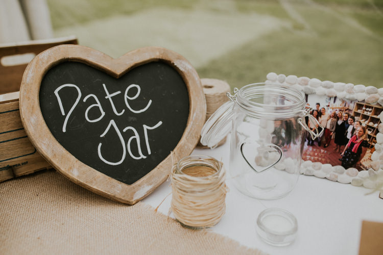 Date Jar Guest Book Rustic Country Fun Autumn Farm Wedding http://natalyjphotography.com/
