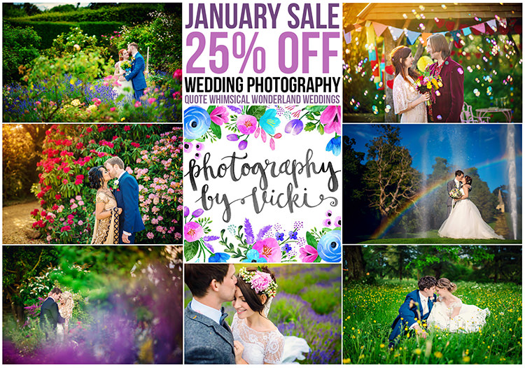 Wedding Offers Discounts 2018 http://www.photographybyvicki.co.uk/