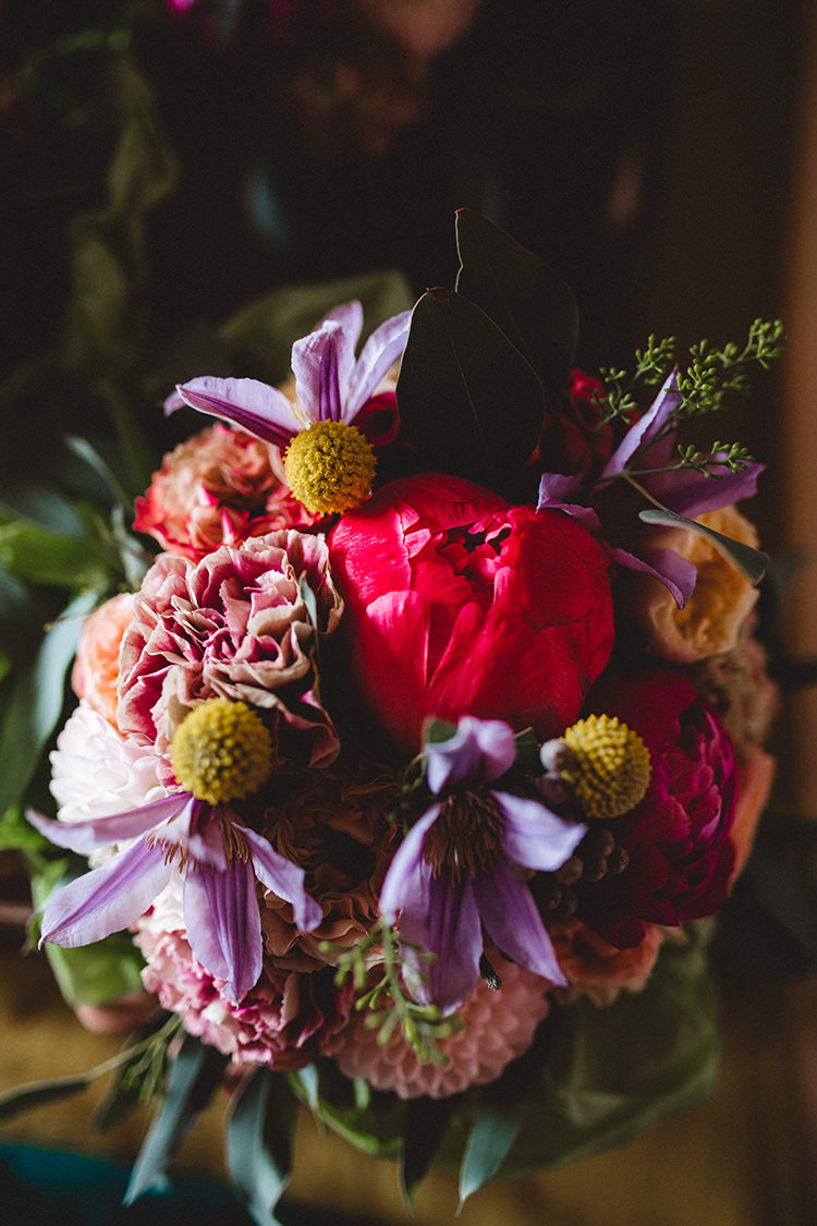 Bouquet Flowers Bright Peony Succulent Bride Bridal English Country Garden Wedding Colourful Indian Party https://www.maytreephotography.co.uk/