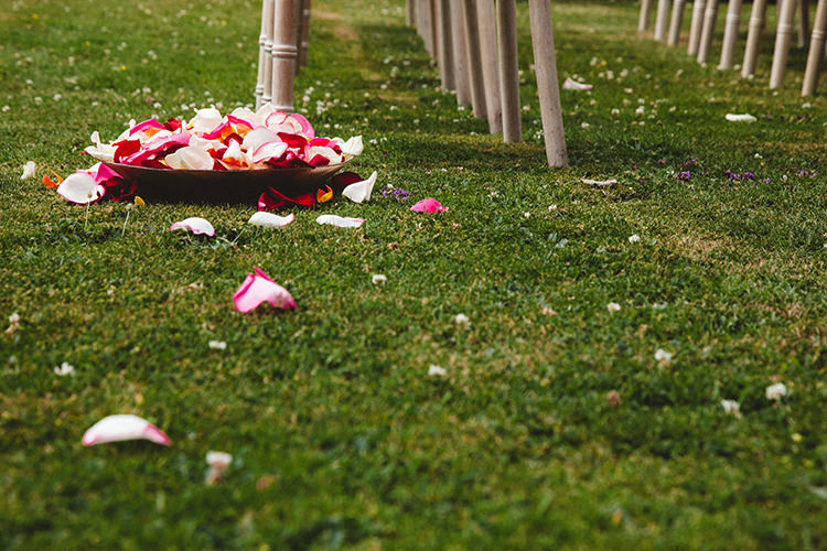 Confetti Aisle Ceremony Decor English Country Garden Wedding Colourful Indian Party https://www.maytreephotography.co.uk/