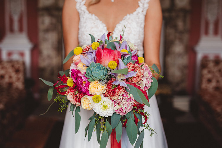 Bouquet Flowers Bright Peony Succulent Bride Bridal English Country Garden Wedding Colourful Indian Party https://www.maytreephotography.co.uk/