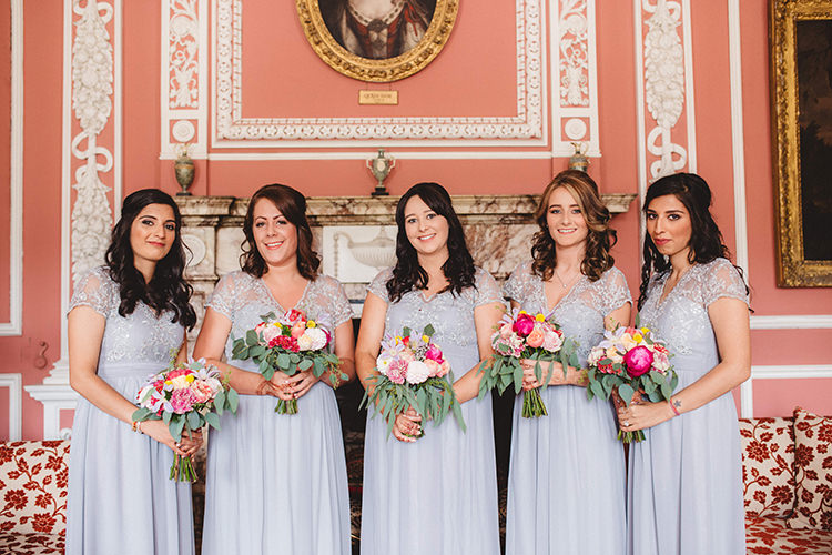 Grey Lilac Bridesmaid Dresses English Country Garden Wedding Colourful Indian Party https://www.maytreephotography.co.uk/
