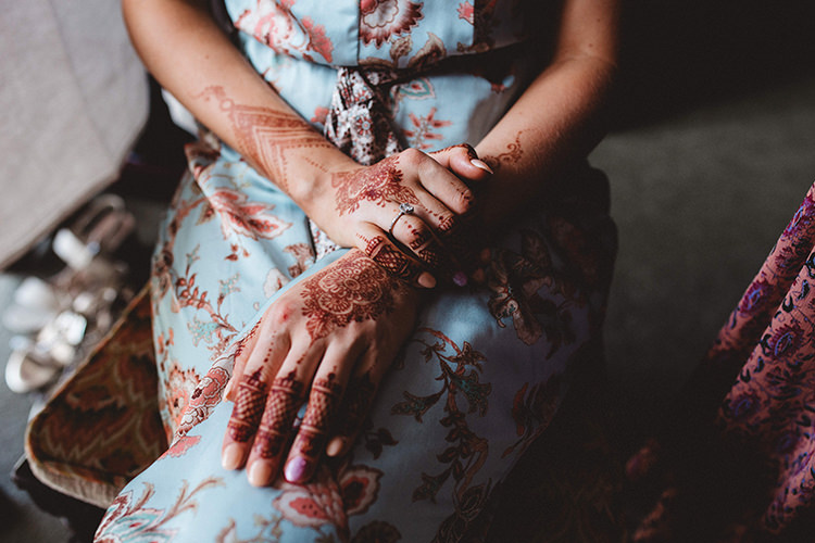 Henna Bride Bridal English Country Garden Wedding Colourful Indian Party https://www.maytreephotography.co.uk/