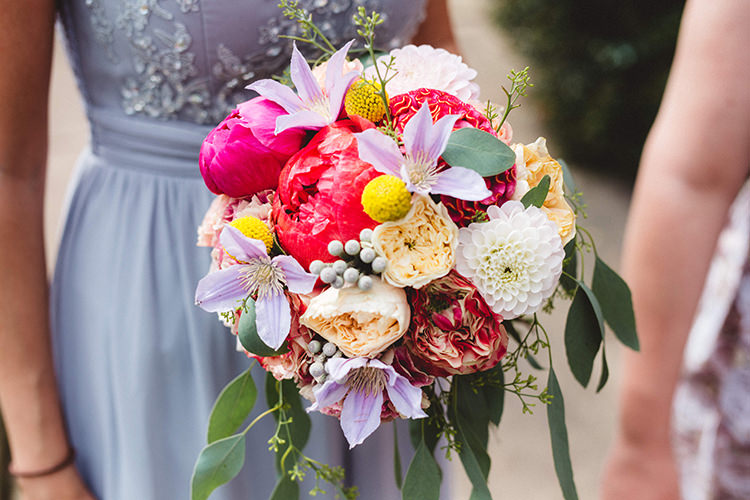 Bouquet Flowers Bright Peony Succulent Bride Bridal English Country Garden Wedding Colourful Indian Party https://www.maytreephotography.co.uk/
