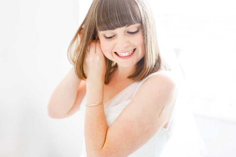 Make Up Bride Bridal Light Airy Pretty Pastel Pink Wedding http://whitestagweddings.com/