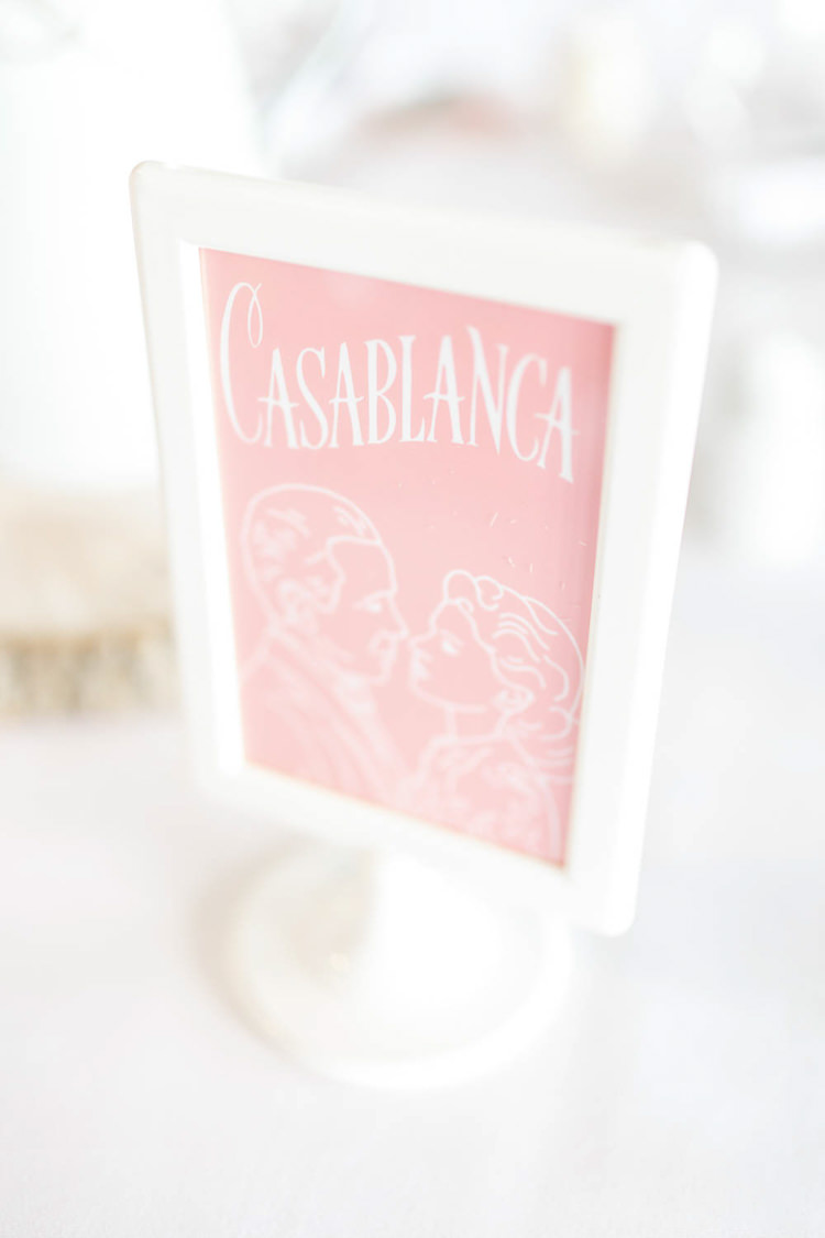 Stationery Quotes Frames Floral Paper Print Poster Table Names Film Movie Light Airy Pretty Pastel Pink Wedding http://whitestagweddings.com/