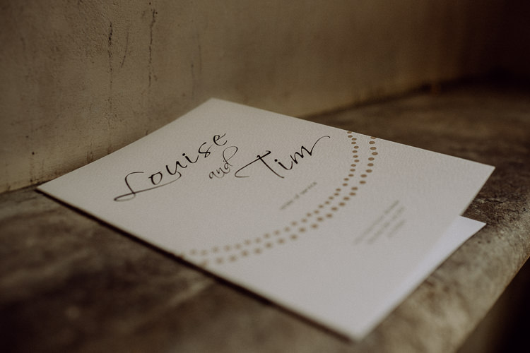 Gold Dot Modern Stationery Order Service Stylish Rainy Festival Wedding http://albatrossandmariner.co.uk/