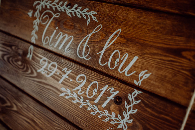 Wooden Guest Book Art Stylish Rainy Festival Wedding http://albatrossandmariner.co.uk/