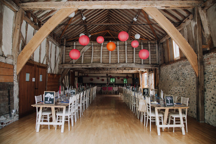 Lanterns Hanging Orange Country Barn Wedding http://www.meganduffield.com/