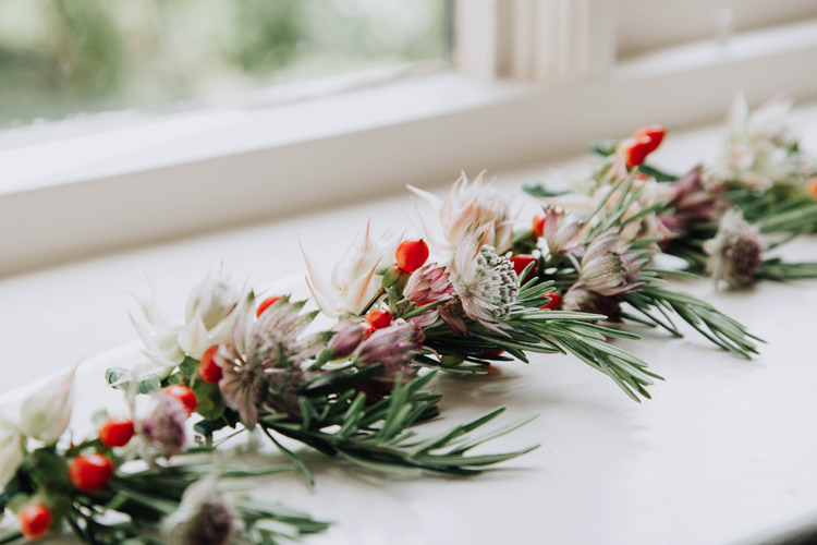 Buttonholes Orange Country Barn Wedding http://www.meganduffield.com/