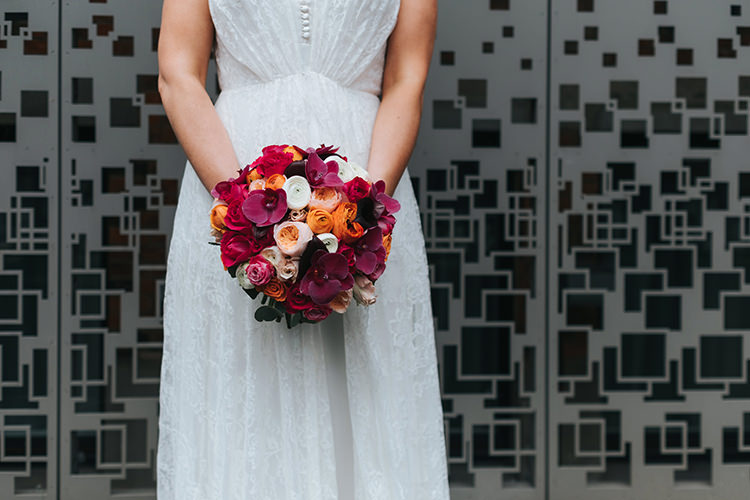 Modern Artistic Colour Pop City Wedding http://missgen.com/