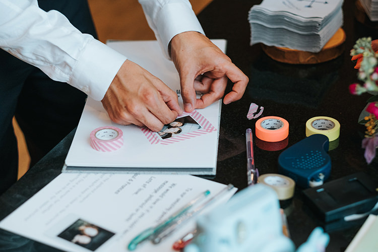 Modern Artistic Colour Pop City Wedding http://missgen.com/