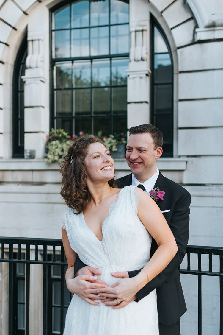 Modern Artistic Colour Pop City Wedding http://missgen.com/