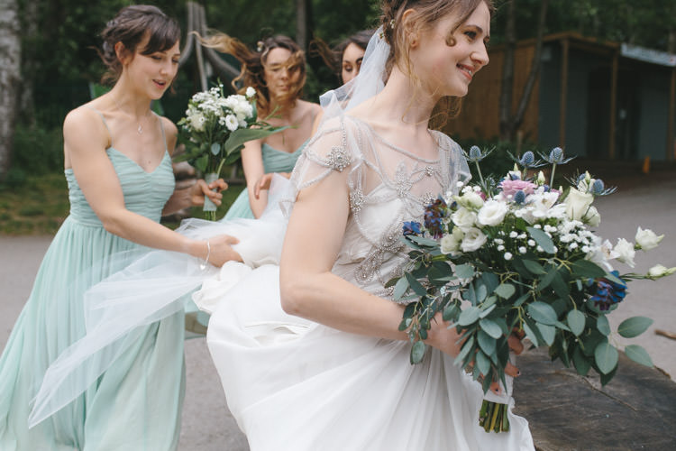 Bouquet Flowers Eucalyptus Bride Bridal Happy DIY Woodland Wedding http://www.elliegracephotography.co.uk/