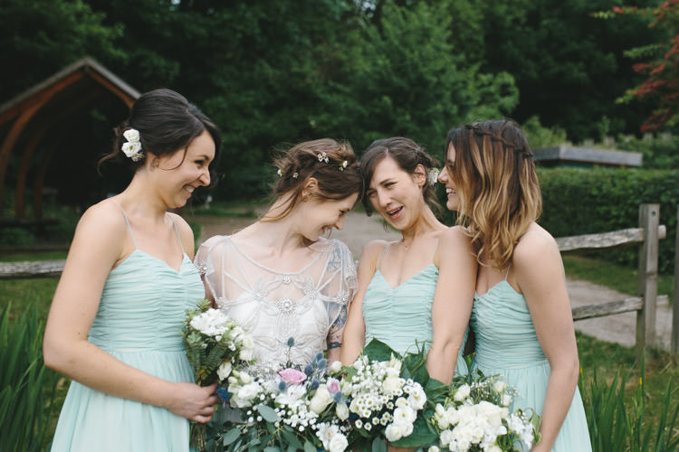 Mint Green ASOS Bridesmaid Dresses Happy DIY Woodland Wedding http://www.elliegracephotography.co.uk/
