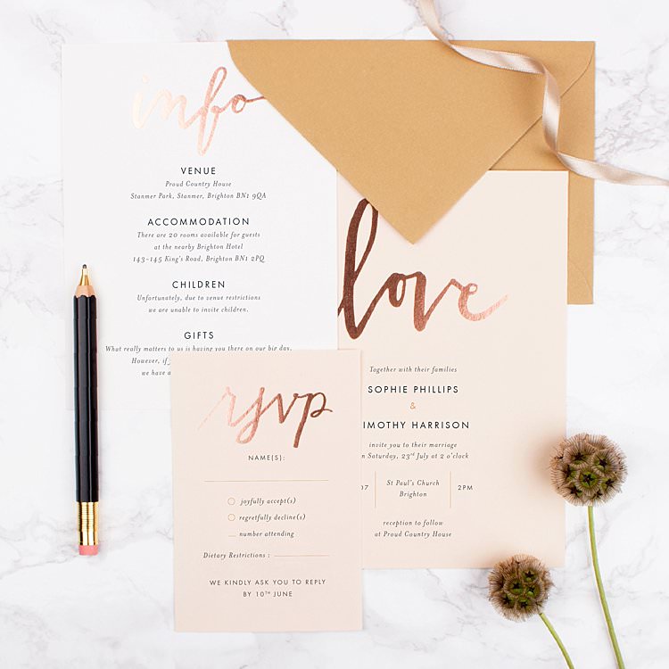 1 Wedding Invitation 10 Ways Ultimate Bespoke Stationery Rosemood Invites