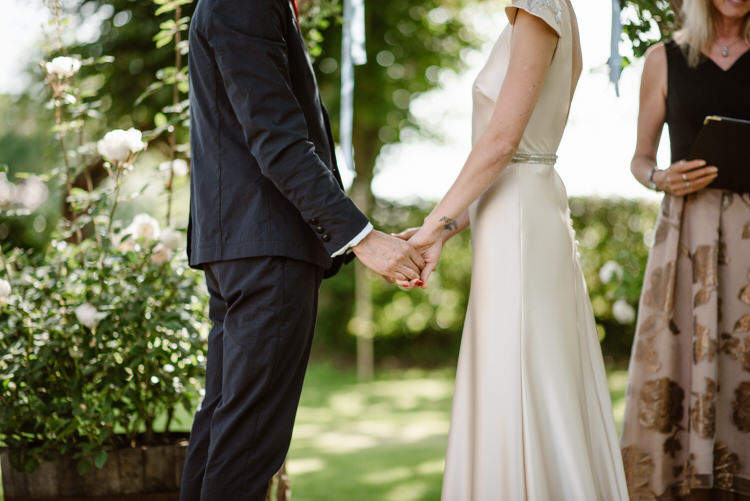 Vegan Handfasting Summer Garden Party Wedding https://www.elliegillard.co.uk/