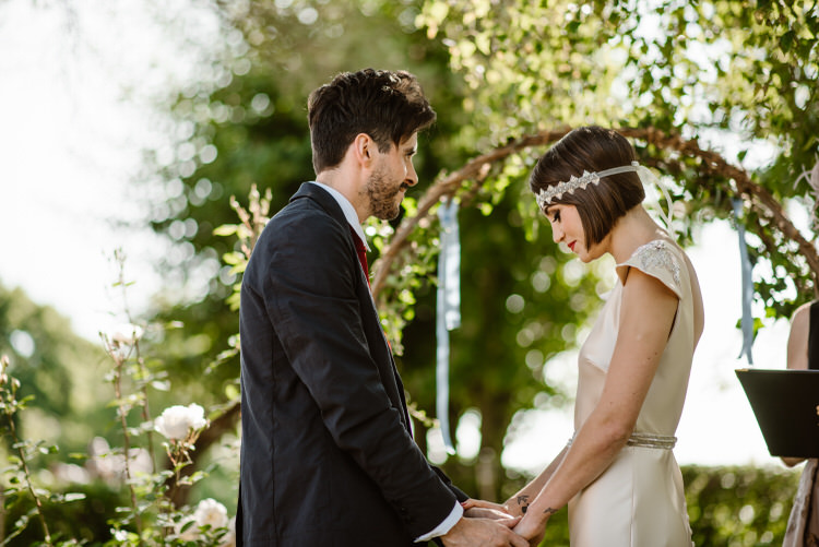 Vegan Handfasting Summer Garden Party Wedding https://www.elliegillard.co.uk/