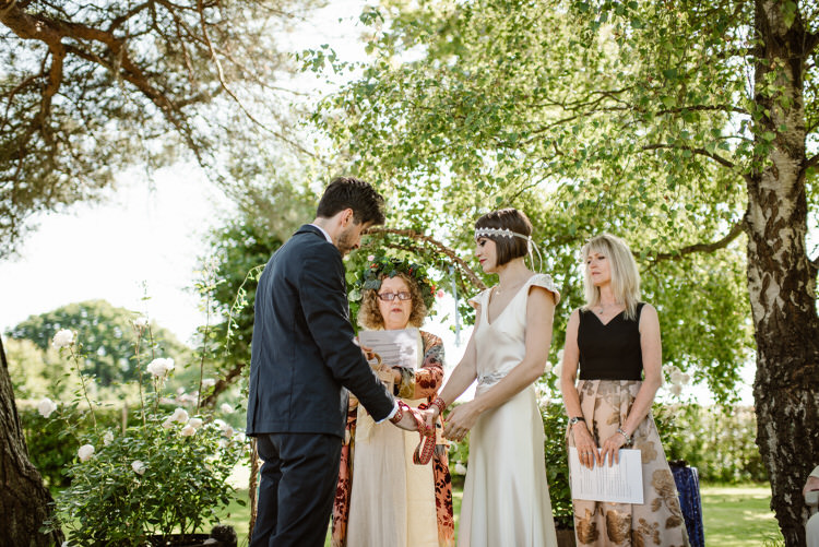 Vegan Handfasting Summer Garden Party Wedding https://www.elliegillard.co.uk/