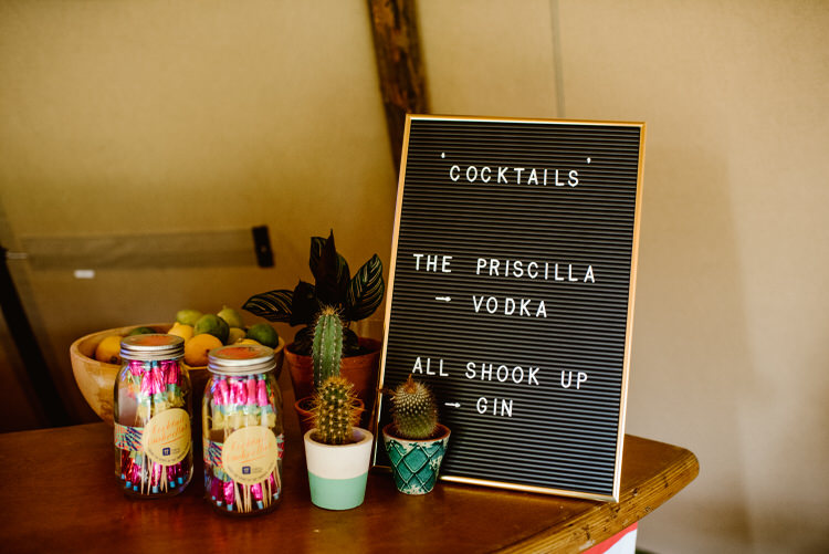 Cocktail Bar Vegan Handfasting Summer Garden Party Wedding https://www.elliegillard.co.uk/
