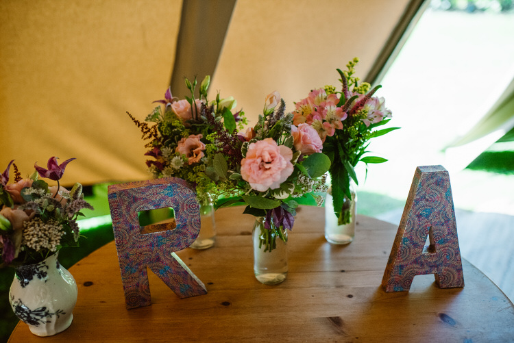 Bottle Flowers Vegan Handfasting Summer Garden Party Wedding https://www.elliegillard.co.uk/