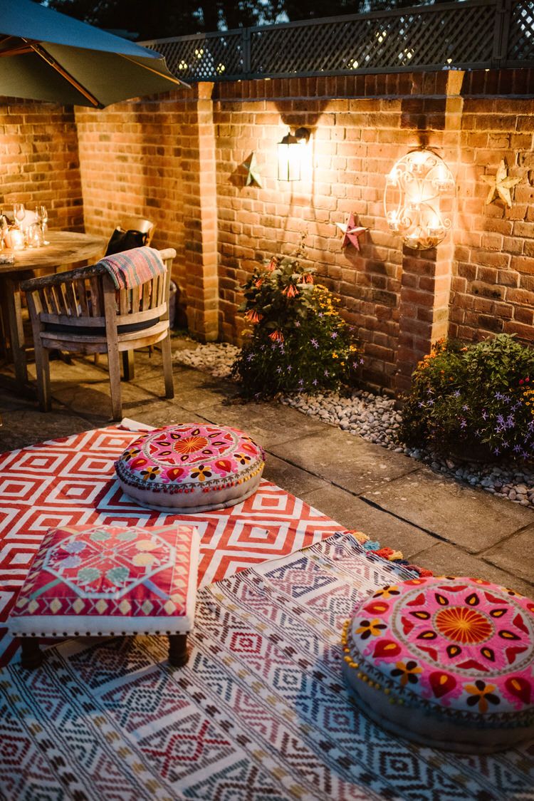 Seating Area Vegan Handfasting Summer Garden Party Wedding https://www.elliegillard.co.uk/