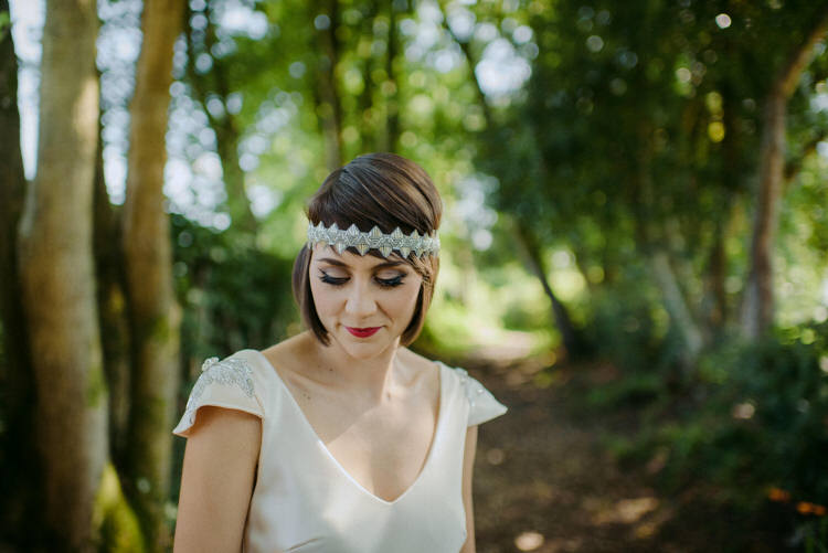 1920s Bride Bridal Hair Accessory Vegan Handfasting Summer Garden Party Wedding https://www.elliegillard.co.uk/