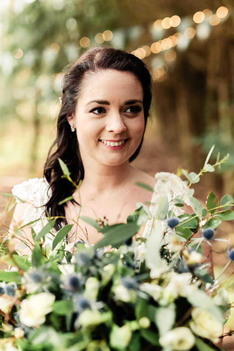 Magical Fairy Lit Blue Gold Winter Wedding Ideas https://sarahbrookesphotography.com/