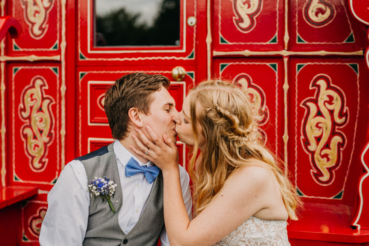 Rustic Relaxed Cornflower Blue Barn Wedding http://www.peterhugophotography.com/
