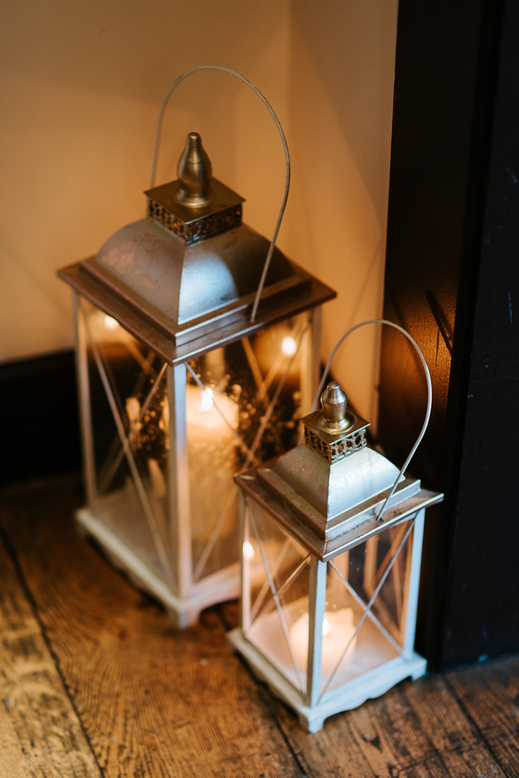 Decor Lanterns Light Romantic Candles Silver | Glitter Dinosaurs City Wedding https://struvephotography.co.uk/