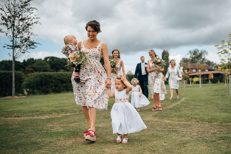 Floral Bridesmaid Dresses Liberty Print Festival Bohemian Glamping Wedding https://theshannons.photography/