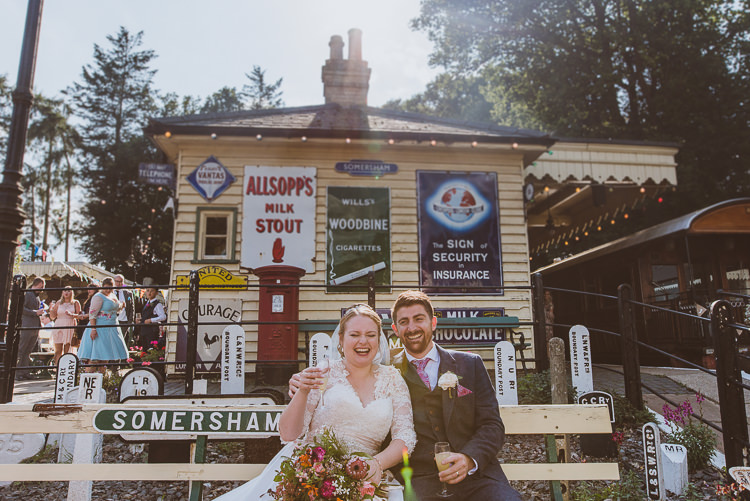 Colourful Creative Vintage Railway Wedding http://joemallenphotography.co.uk/