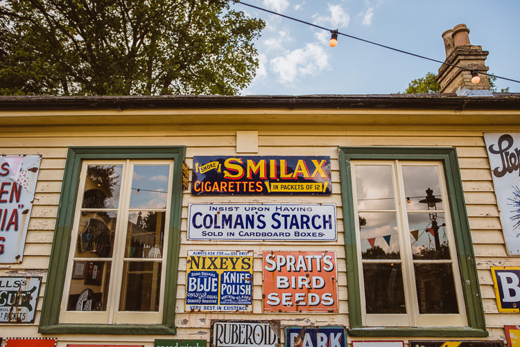 Train Station Museum Vintage Signs Colourful Creative Vintage Railway Wedding http://joemallenphotography.co.uk/