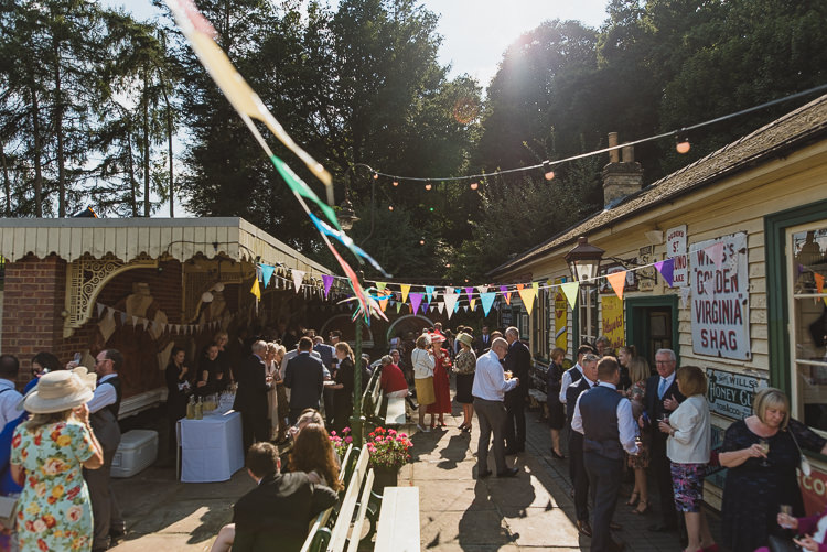 Colourful Creative Vintage Railway Wedding http://joemallenphotography.co.uk/